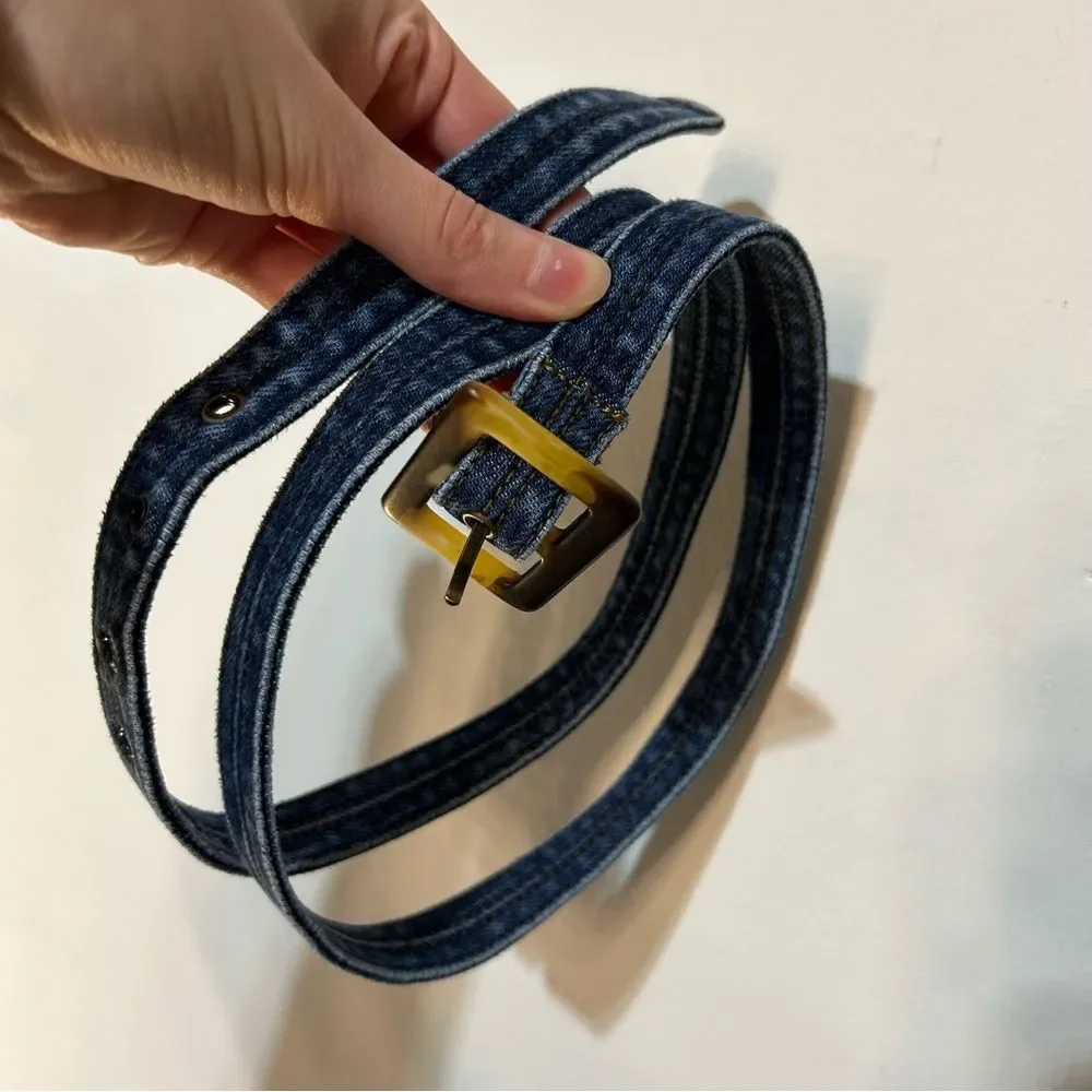 Jean Denim Statement Belt Y2K Coastal Cowgirl Rodeo Western